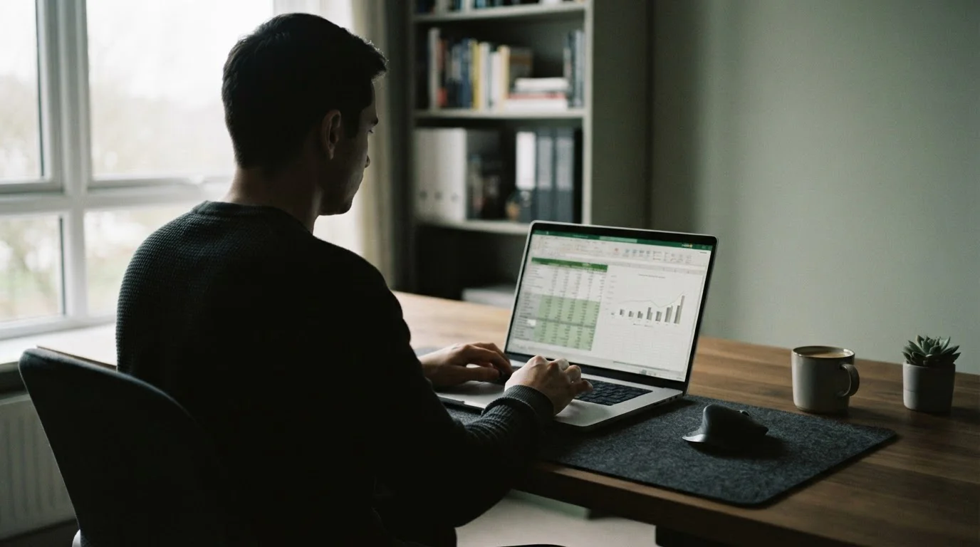 Bankroll-Management und Risikoanalyse für Sportwetten auf Laptop-Bildschirm