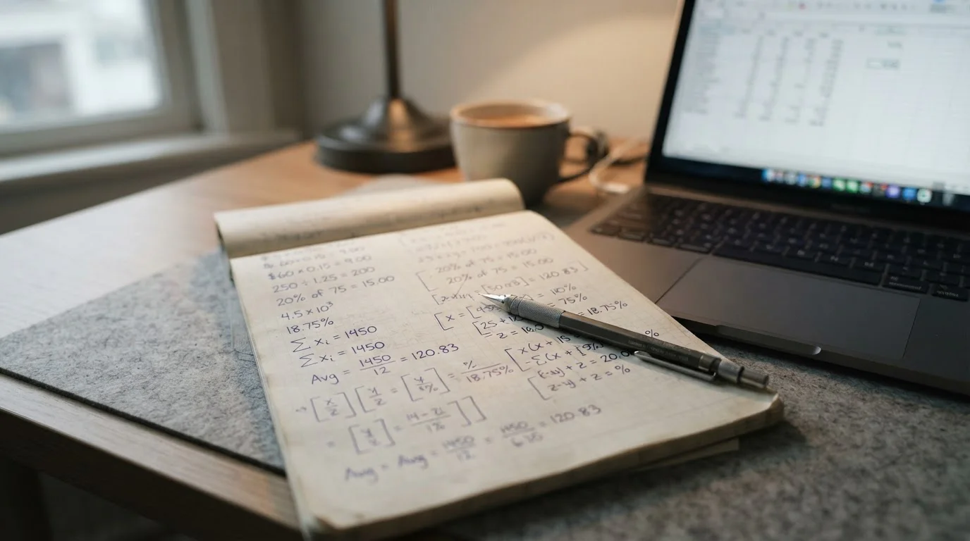Mathematische Berechnung von Wettquoten und Value auf Papier