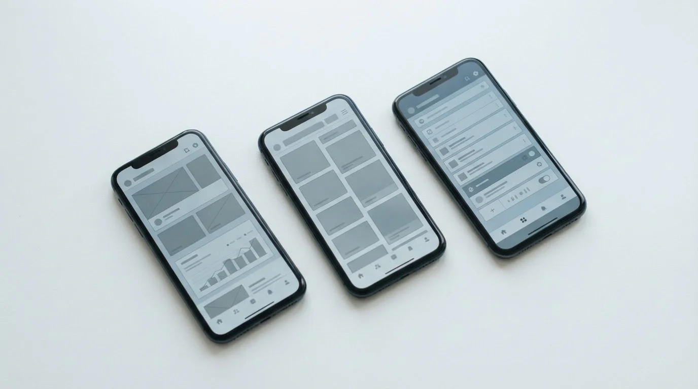 Vergleich verschiedener Wettanbieter-Apps auf neutralen mobilen Geräten