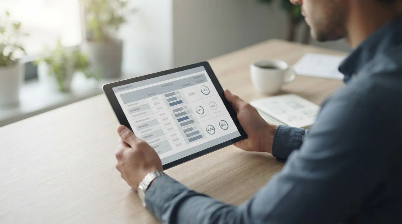 Vergleich verschiedener Wettanbieter anhand neutraler Kriterien am Tablet